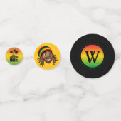 Jamaicaanse verjaardag of bruiloft confetti (Voorkanten)