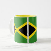 Jamaicaanse Vibes Tweekleurige Koffiemok (Voorkant links)