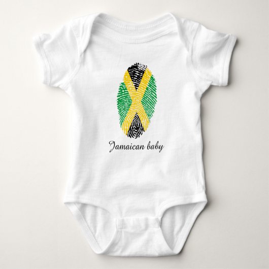 Jamaicaanse vingerafdrukvlag romper (Voorkant)
