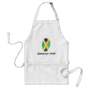 Jamaicaanse vingerafdrukvlag standaard schort