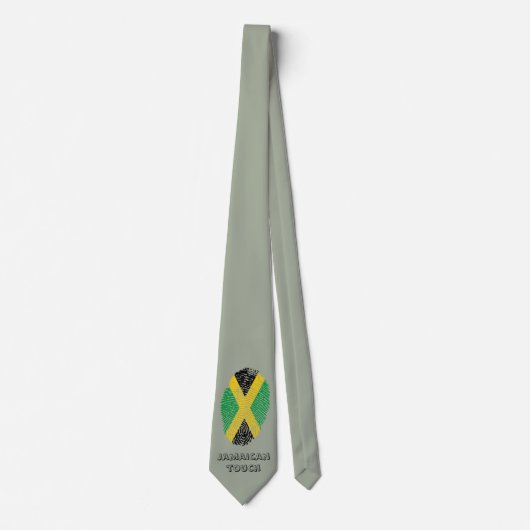 Jamaicaanse vingerafdrukvlag stropdas (Voorkant)