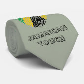 Jamaicaanse vingerafdrukvlag stropdas (Opgerold)
