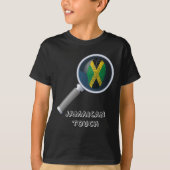 Jamaicaanse vingerafdrukvlag t-shirt (Voorkant)