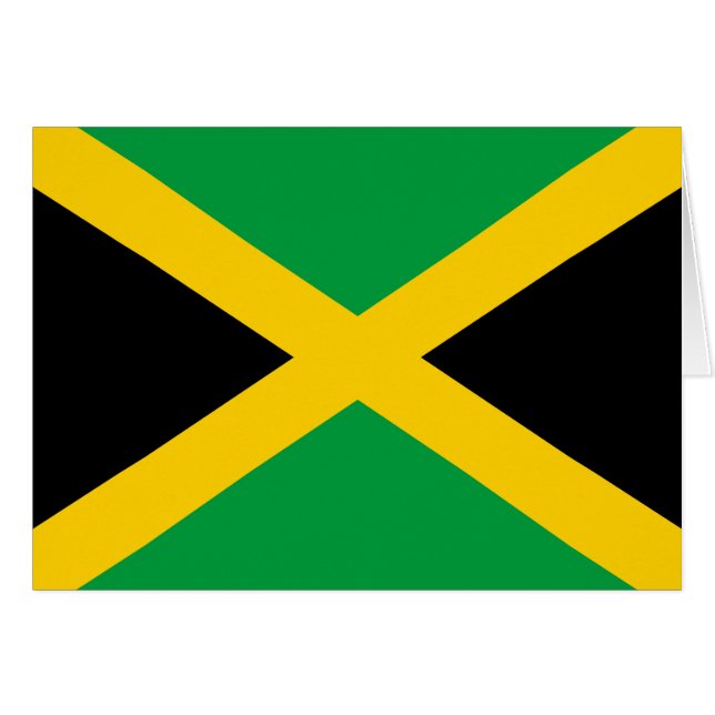 Jamaicaanse vlag (Voorkant Horizontaal)