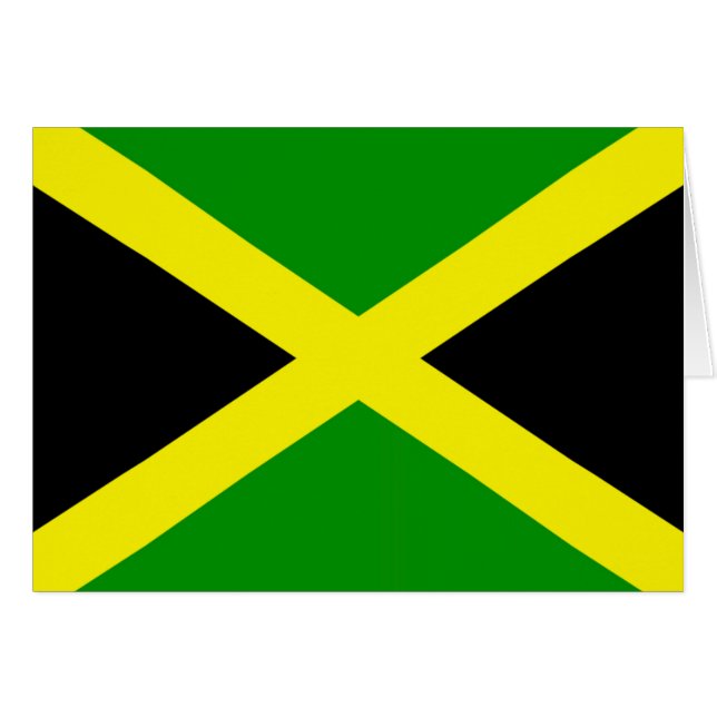 Jamaicaanse vlag (Voorkant Horizontaal)