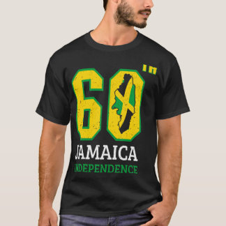 Jamaicaanse vlag 60e Independe Pride Jamaica T-shirt