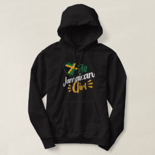 Jamaicaanse vlag Alle Jamaicaanse meisjes Jamaica Hoodie