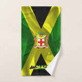 Jamaicaanse vlag bad handdoek (Handdoek)