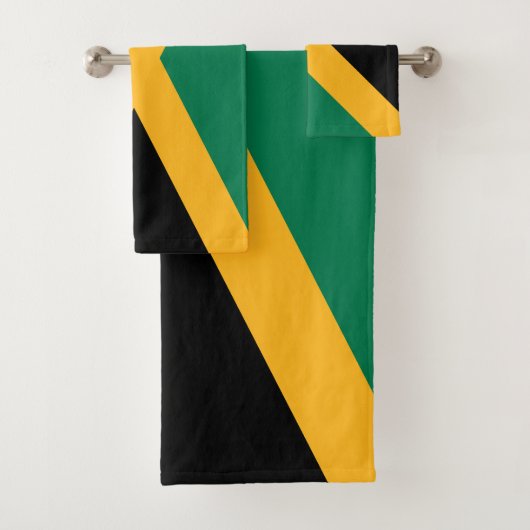 Jamaicaanse vlag bad handdoek (Insitu)