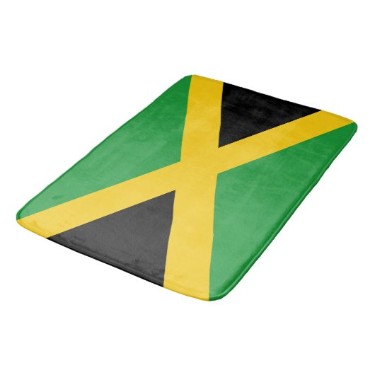 Jamaicaanse vlag badmat (Gekanteld)