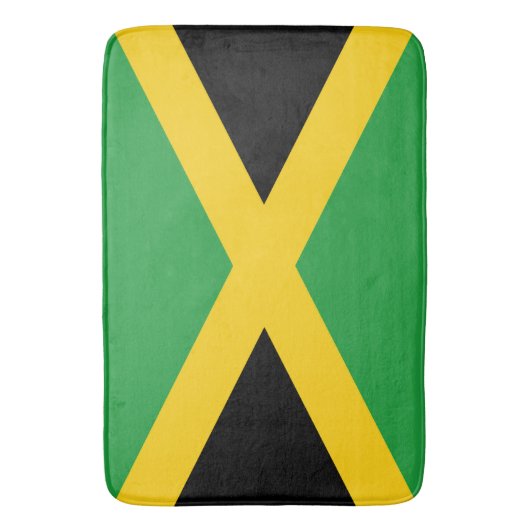 Jamaicaanse vlag badmat (Voorkant Verticaal)