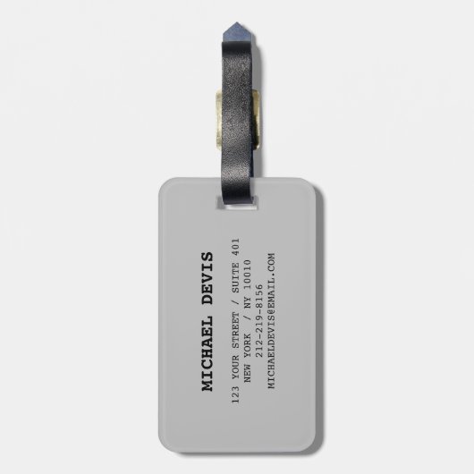 Jamaicaanse vlag bagagelabel (Achterkant verticaal)