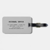 Jamaicaanse vlag bagagelabel (Achterkant horizontaal)