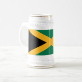 Jamaicaanse vlag bierpul (Voorkant links)