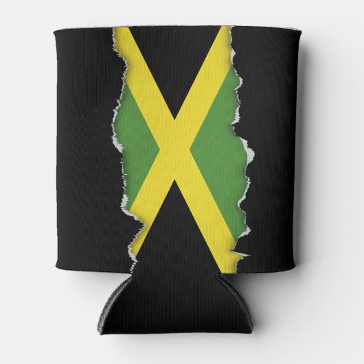 Jamaicaanse vlag blikjeskoeler (Voorkant)