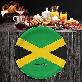 Jamaicaanse vlag borden en Jamaica partij/sport Papieren Bordje