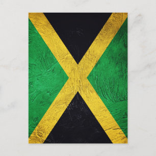 Jamaicaanse vlag briefkaart