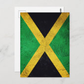 Jamaicaanse vlag briefkaart (Voorkant / Achterkant)