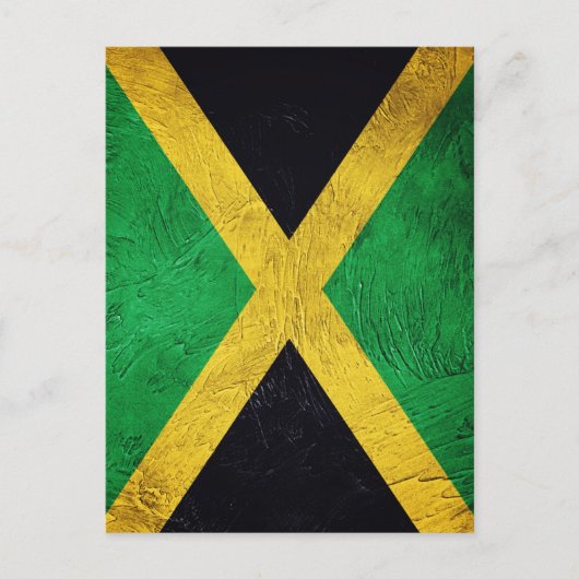 Jamaicaanse vlag briefkaart (Voorkant)
