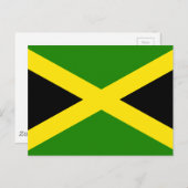 Jamaicaanse vlag briefkaart (Voorkant / Achterkant)
