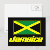 Jamaicaanse vlag briefkaart (Voorkant / Achterkant)
