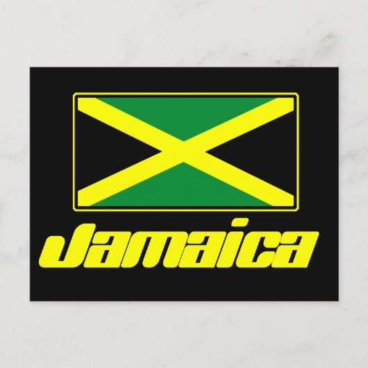 Jamaicaanse vlag briefkaart (Voorkant)