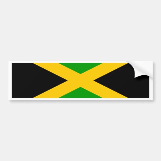 Jamaicaanse vlag bumpersticker (Voorkant)
