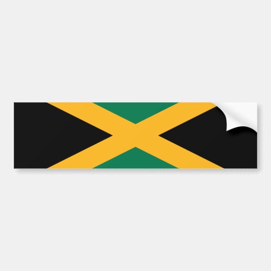 Jamaicaanse vlag bumpersticker (Voorkant)
