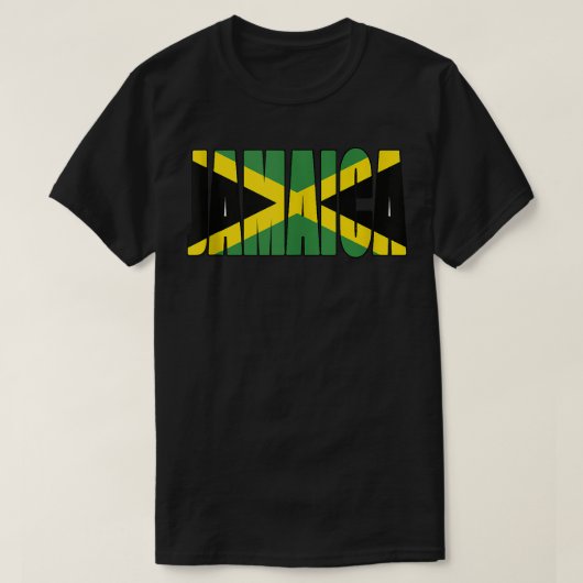 Jamaicaanse vlag cadeau t-shirt (Design voorkant)