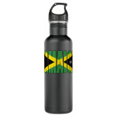 Jamaicaanse vlag cadeau waterfles  (Voorkant)
