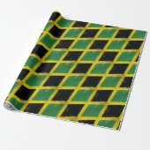 Jamaicaanse vlag cadeaupapier (Uitgerold)