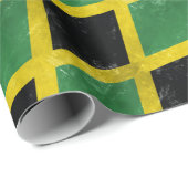 Jamaicaanse vlag cadeaupapier (Rol Hoek)
