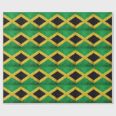 Jamaicaanse vlag cadeaupapier (Vlak)