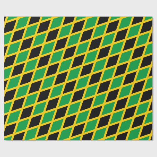 Jamaicaanse vlag cadeaupapier (Vlak)