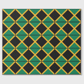 Jamaicaanse vlag cadeaupapier (Vlak)