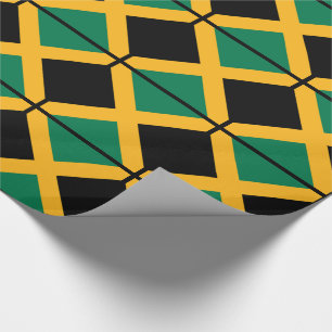 Jamaicaanse vlag cadeaupapier
