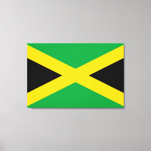 Jamaicaanse vlag canvas afdruk