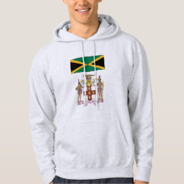 Jamaicaanse Vlag & Culturele Symbolen Trots Hoodie