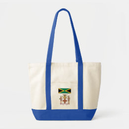 Jamaicaanse Vlag & Culturele Symbolen Trots Tote Bag