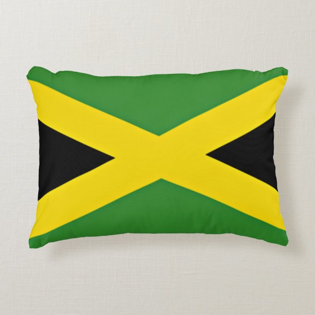 Jamaicaanse vlag decoratief kussen (Voorkant)