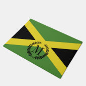 Jamaicaanse vlag deurmat (Schuin)
