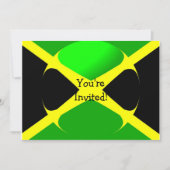 Jamaicaanse vlag elke keer kaart (Voorkant)