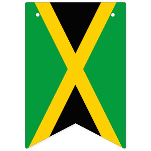 Jamaicaanse vlag en Jamaica Banners/bruiloft Vlaggetjes (Tweede vlag)
