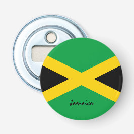 Jamaicaanse vlag en Jamaica partij/drink sport Button Flesopener