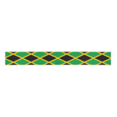 Jamaicaanse vlag en Jamaica reizen, vakantie/sport Grosgrain Lint (Voorkant)