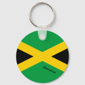 Jamaicaanse vlag en Jamaica vakantie, patriotten/s Sleutelhanger (Voorkant)