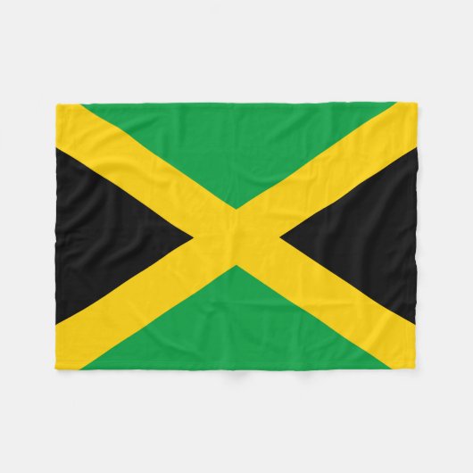 Jamaicaanse vlag fleece deken (Voorkant (Horizontaal))