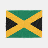 Jamaicaanse vlag fleece deken (Voorkant (Horizontaal))