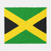 Jamaicaanse vlag fleece deken (Voorkant (Horizontaal))