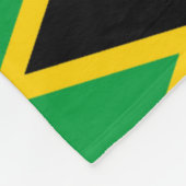 Jamaicaanse vlag fleece gooien deken (Hoek)